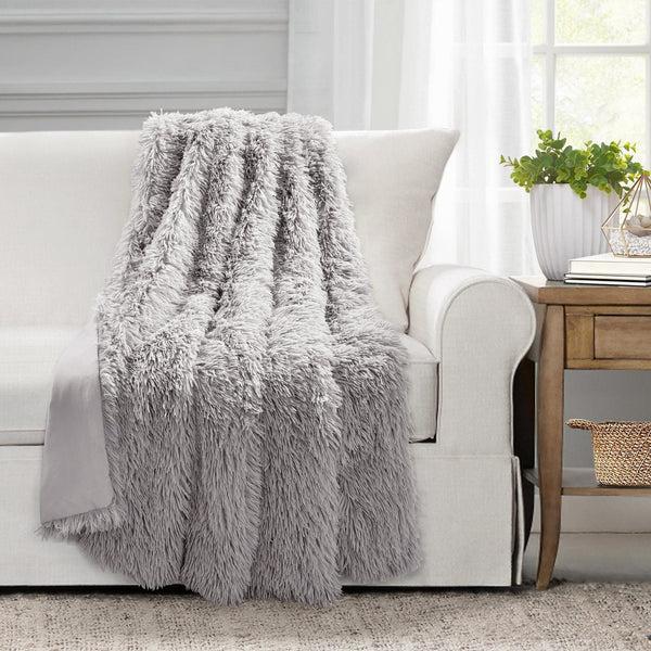 Lush Décor Emma Faux Fur Throw