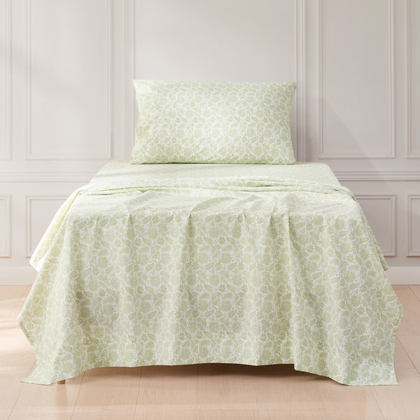 Lush Décor Floral Jacobean Cotton Sheet Set