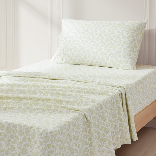 Lush Décor Floral Jacobean Cotton Sheet Set