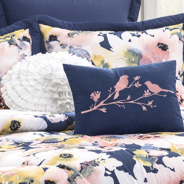 Lush Décor Floral Watercolor Comforter 7 Piece Set