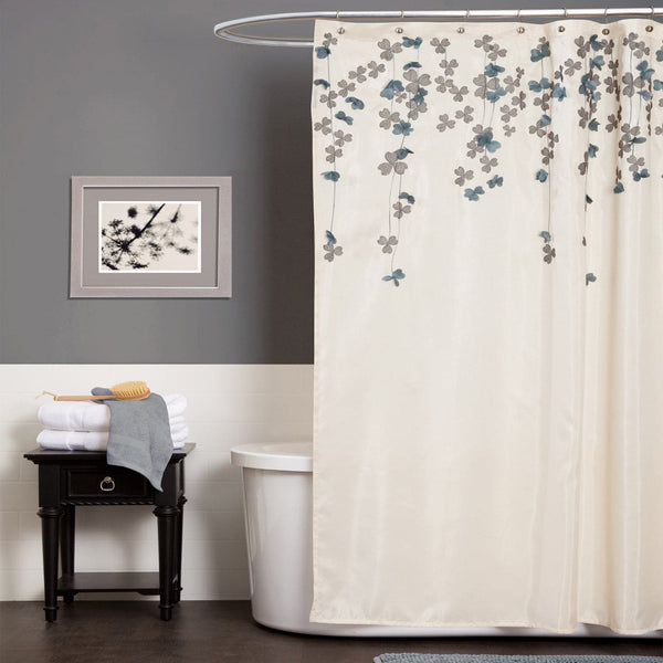 lush décor Flower Drops Shower Curtain
