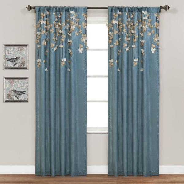 Lush Décor Flower Drops Window Curtain