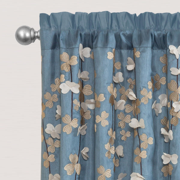 Lush Décor Flower Drops Window Curtain