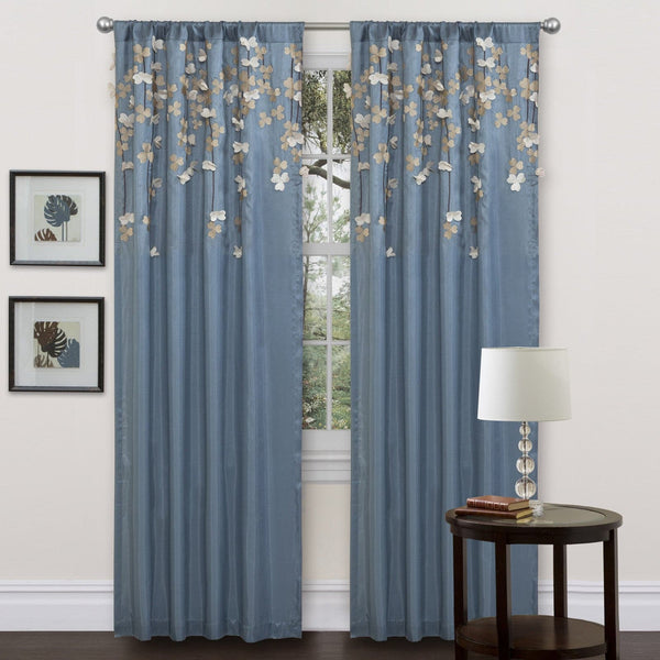 lush décor Flower Drops Window Curtain