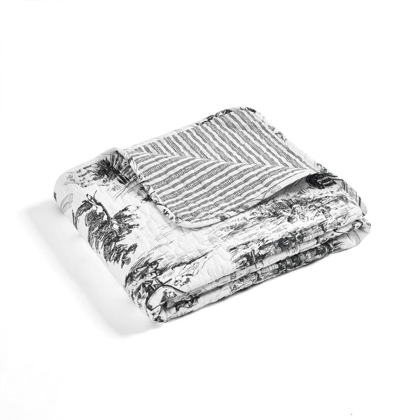 Lush Décor French Country Toile Throw