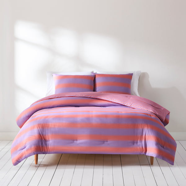 lush décor Gale Cabana Stripe Comforter Set