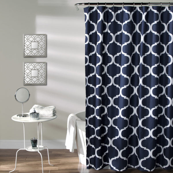Lush Décor Geo Shower Curtain