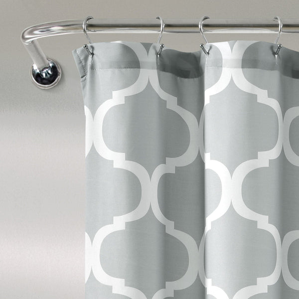 Lush Décor Geo Shower Curtain
