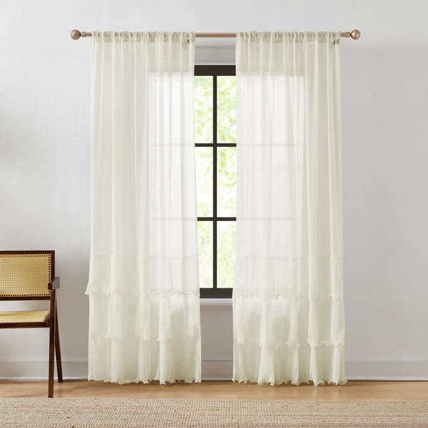 lush décor Georgette Sheer Curtain Panels