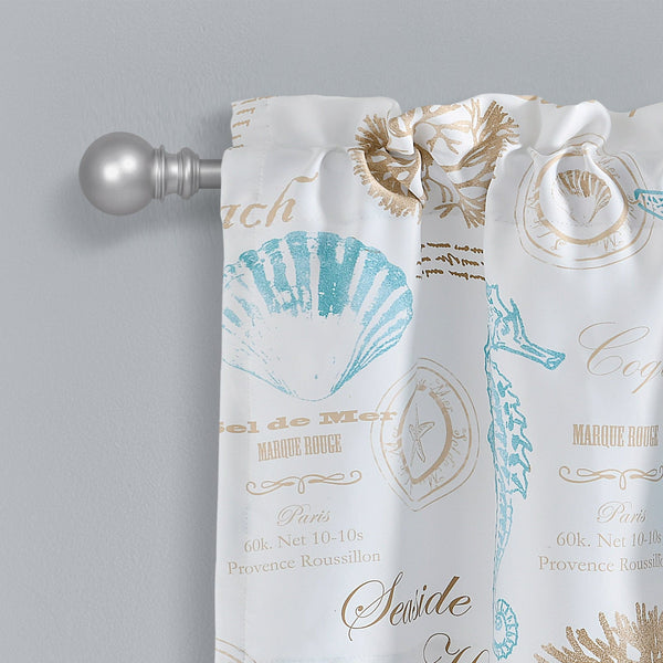 Lush Décor Harbor Life Valance