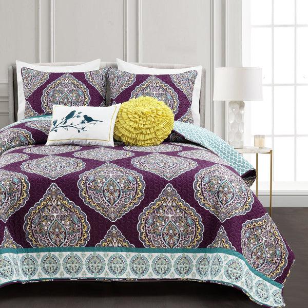 Lush Décor Harley 5 Piece Quilt Set