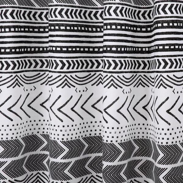 Lush Décor Hygge Geo Shower Curtain