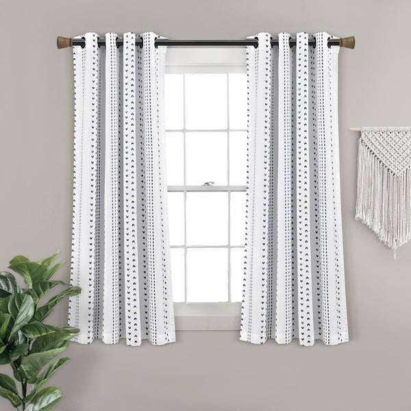 Lush Décor Hygge Stripe Window Curtain Panel Set