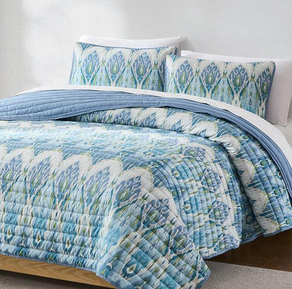 Lush Décor Ikat Drops Quilt Set