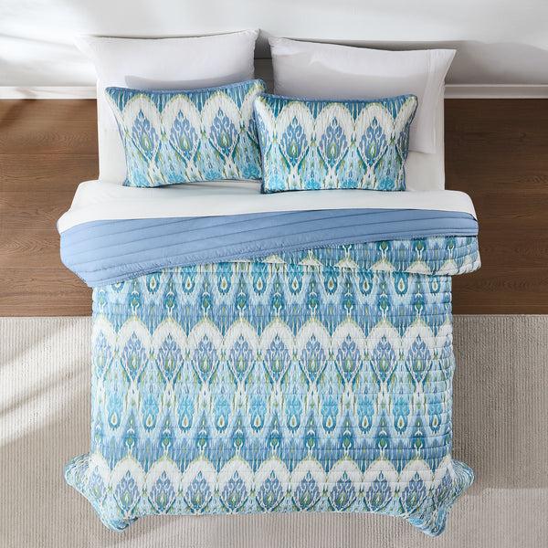 Lush Décor Ikat Drops Quilt Set