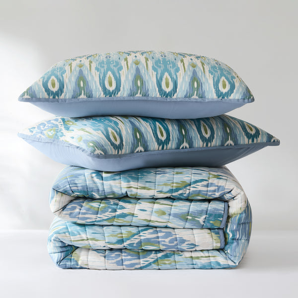 Lush Décor Ikat Drops Quilt Set