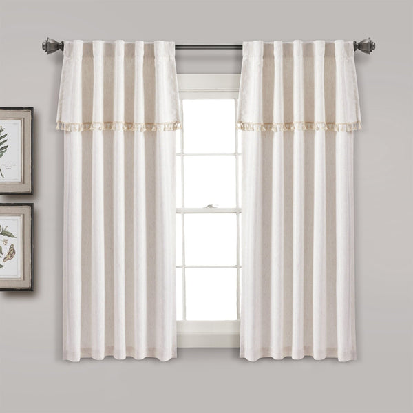 Lush Décor Ivy Tassel Window Curtain Panel Set