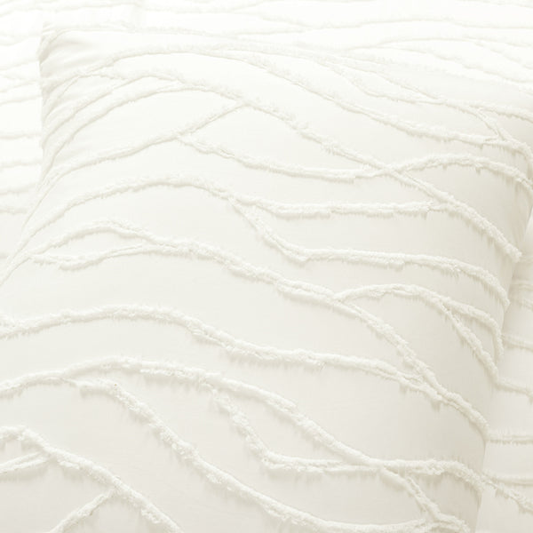 Lush Décor Jacquard Wave 3 Piece Comforter Set