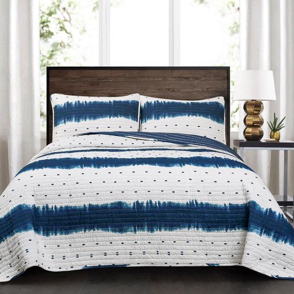 lush décor Jane Shibori 3 Piece Quilt Set
