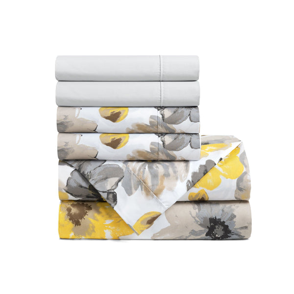 Lush Décor Leah 6 Piece Soft Sheet Set