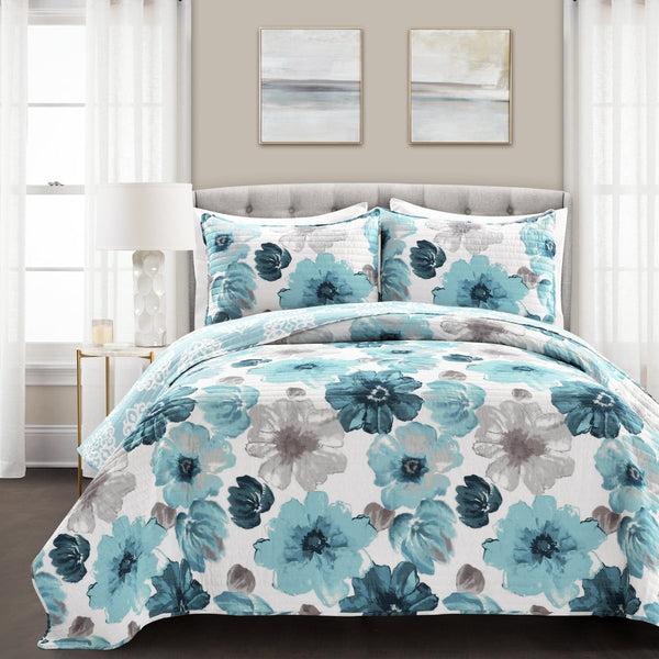 Lush Décor Leah Quilt 3 Piece Set