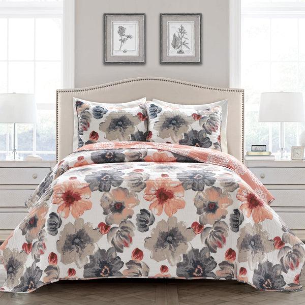 lush décor Leah Quilt 3 Piece Set