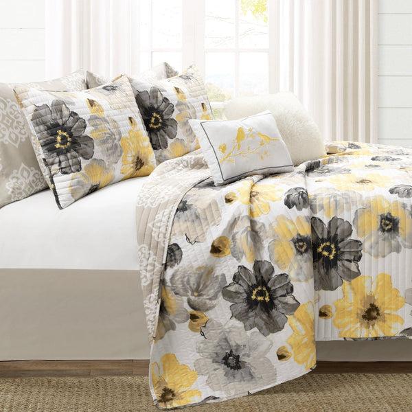 Lush Décor Leah Reversible 8 Piece Quilt Set