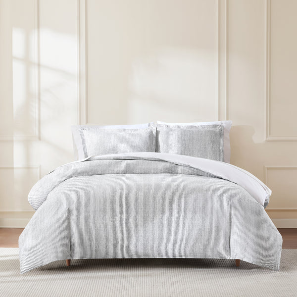 lush décor Lima Stripe Cotton Duvet Cover Set