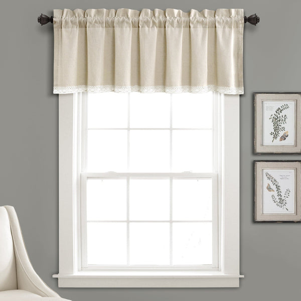lush décor Linen Lace Valance