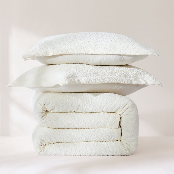 Lush Décor Lotti Boucle Duvet Cover Set