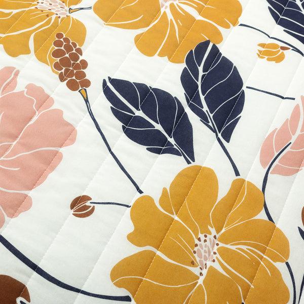 Lush Décor Lucia Abstract Floral Cotton Quilt Set