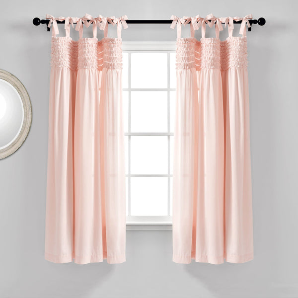 Lush Décor Lydia Ruffle Window Curtain Panel Set