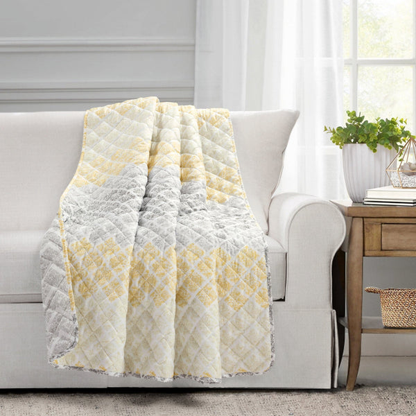 lush décor Medallion Ombre Reversible Throw