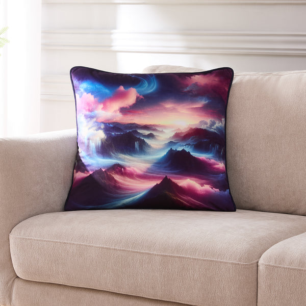 Lush Décor Mesmeric Mountains Decorative Pillow
