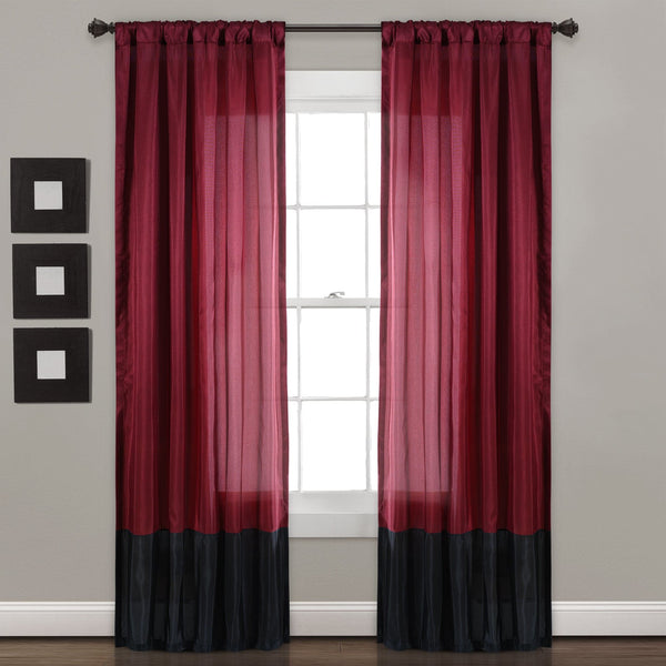 Lush Décor Milione Fiori Window Curtain Pair