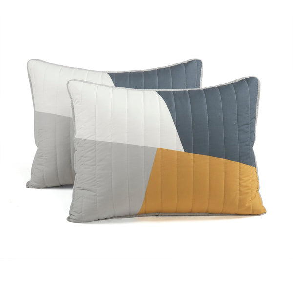 Lush Décor Modern Color Block Quilt 3 Piece Set