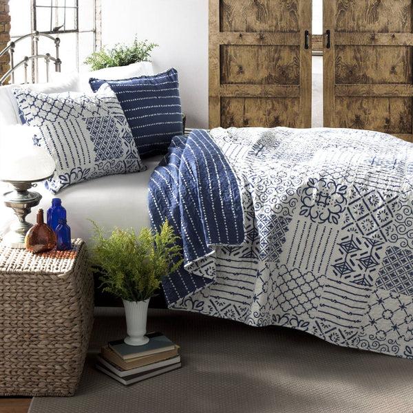 Lush Décor Monique 3 Piece Quilt Set