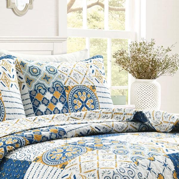 Lush Décor Monique Patch 3 Piece Quilt Set