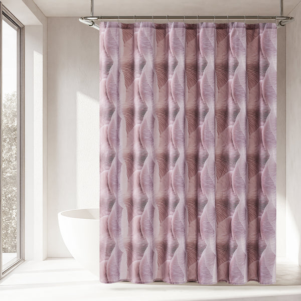 lush décor Mycelium Dream Cotton Shower Curtain
