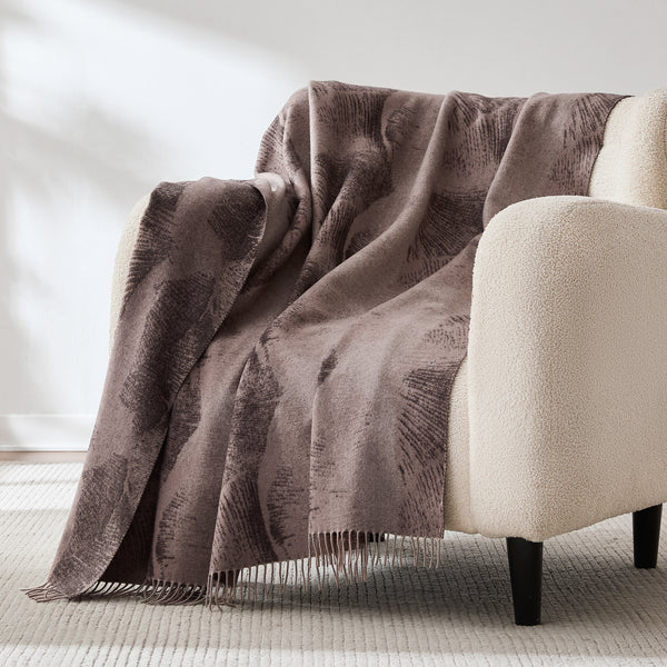 lush décor Mycelium Dream Wool Throw Blanket