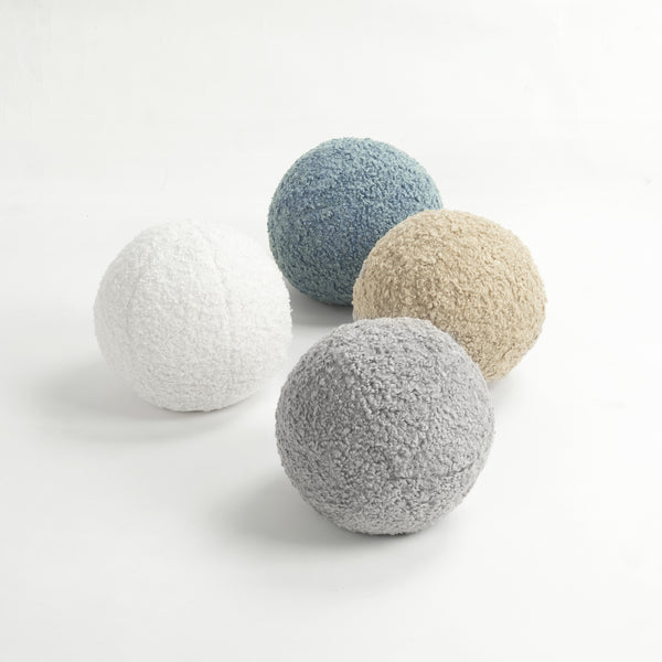 lush décor Neo Boucle Sphere Ball Throw Pillow