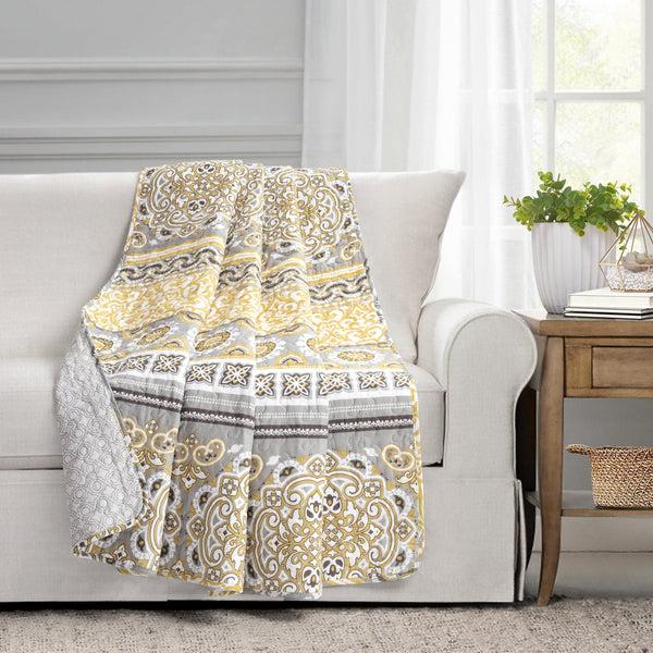 lush décor Nesco Stripe Reversible Cotton Throw