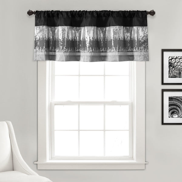 lush décor Night Sky Sequins Valance