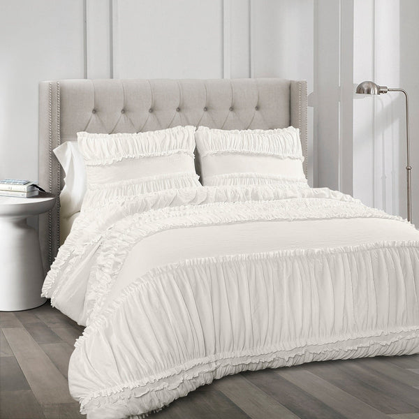 Lush Décor Nova Ruffle 3 Piece Comforter Set