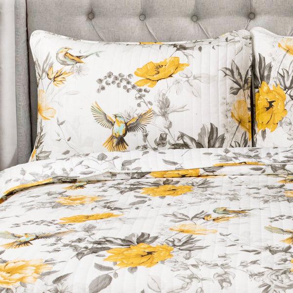 Lush Décor Penrose Floral 3 Piece Quilt Set