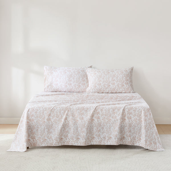 lush décor Peony Toile Cotton Sheet Set