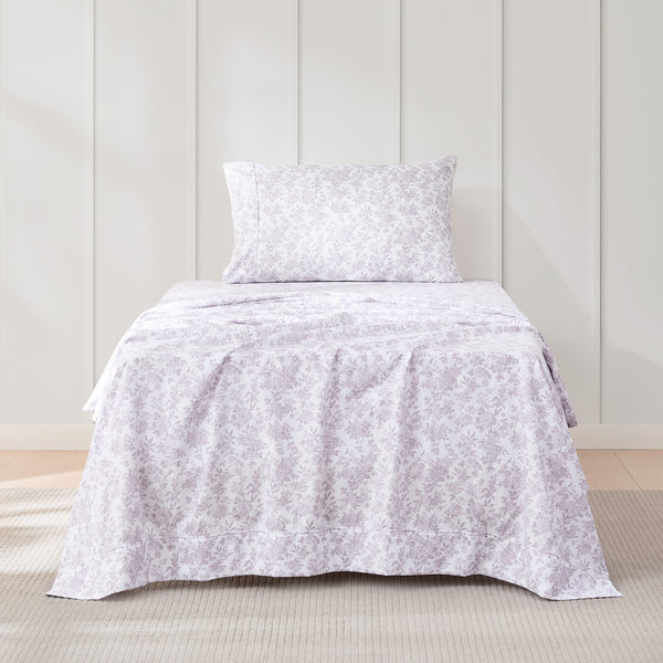 Lush Décor Peony Toile Sheet Set