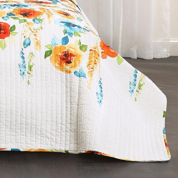 Lush Décor Percy Bloom Quilt 3 Piece Set