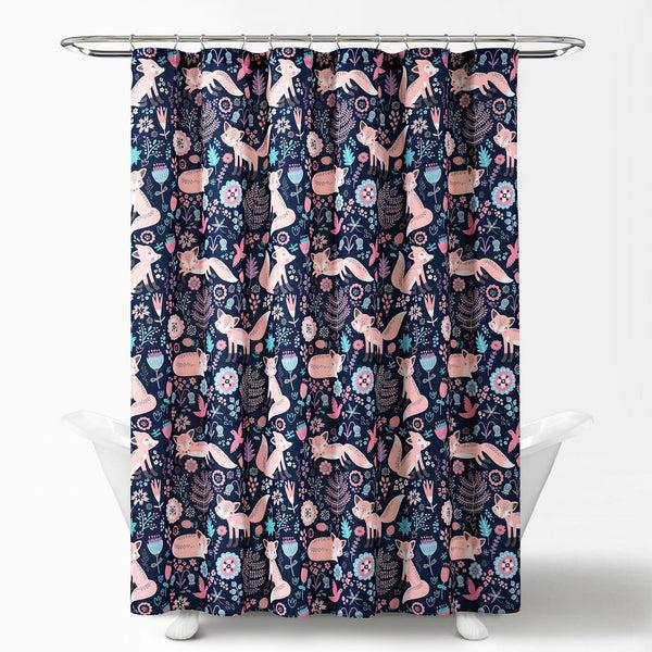 Lush Décor Pixie Fox Shower Curtain