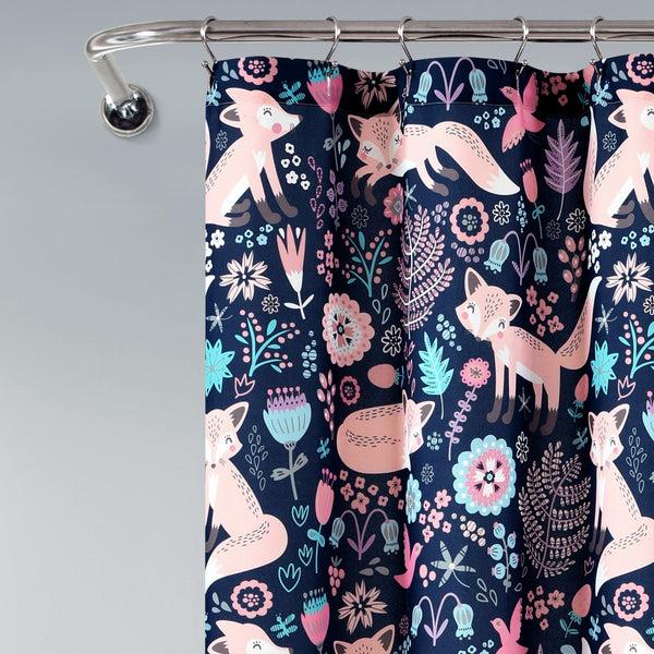 Lush Décor Pixie Fox Shower Curtain
